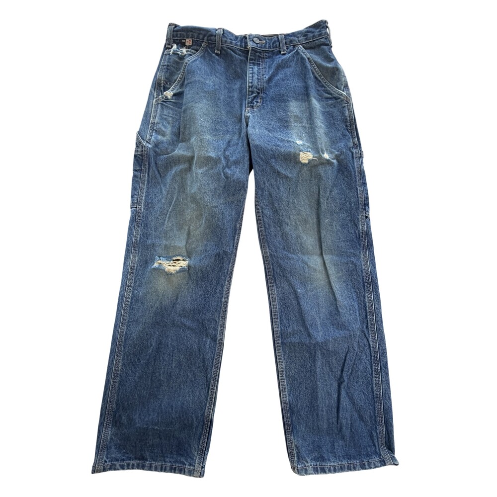 Carhartt FRB13 Jeans Mens FITS 32x30 Blue Denim Relaxed Fit Flame Resistant